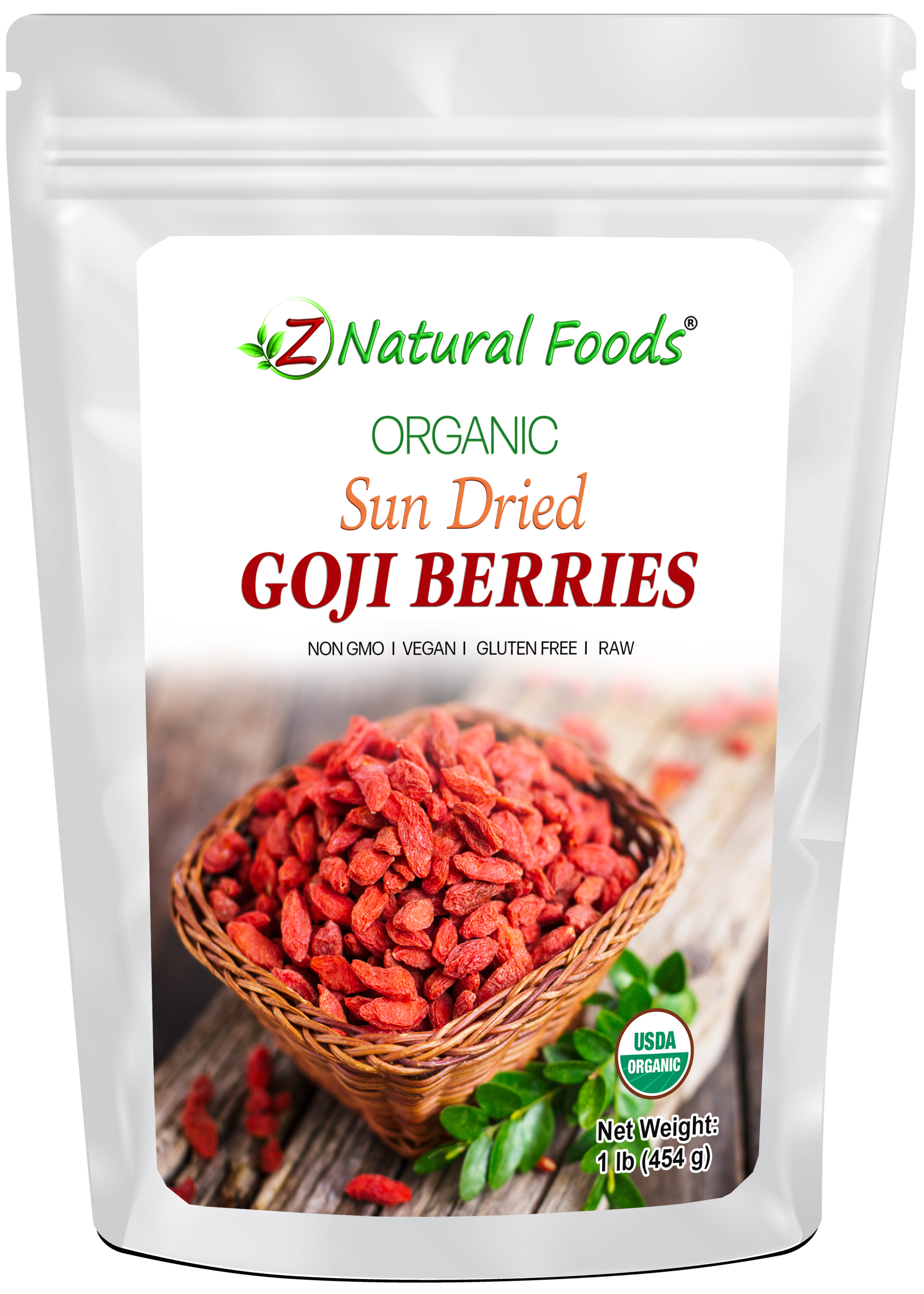 Sun-Dried Goji Berries | Organic Superfruits | Z Natural Foods