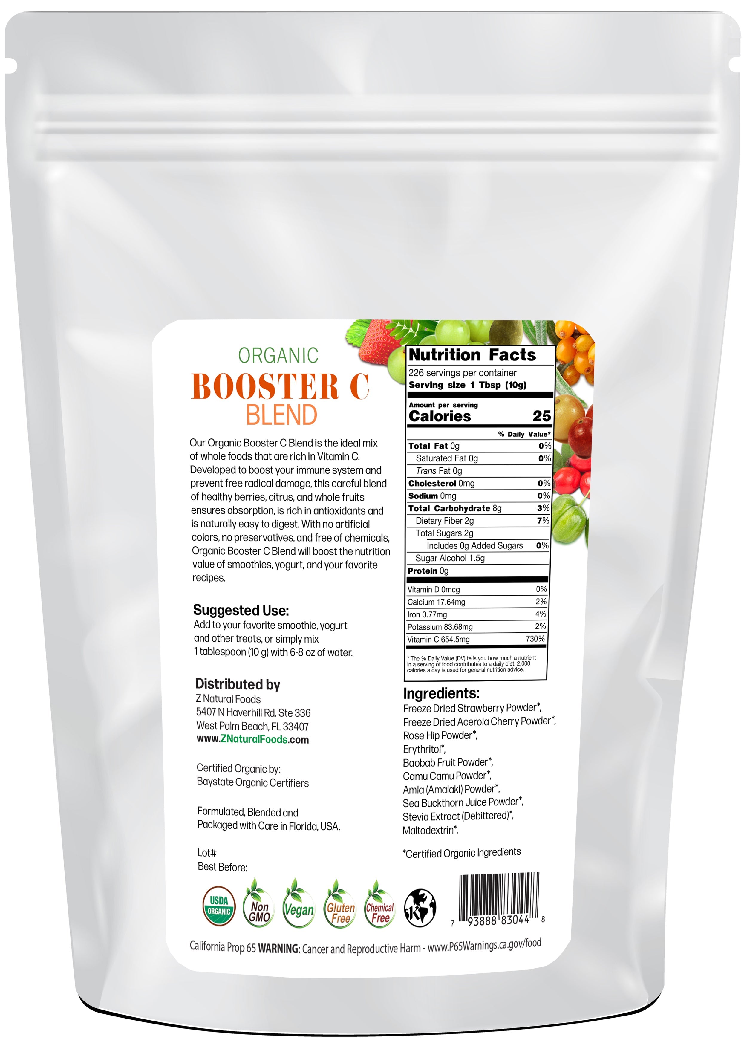 Organic Booster C Blend for Immunity Support