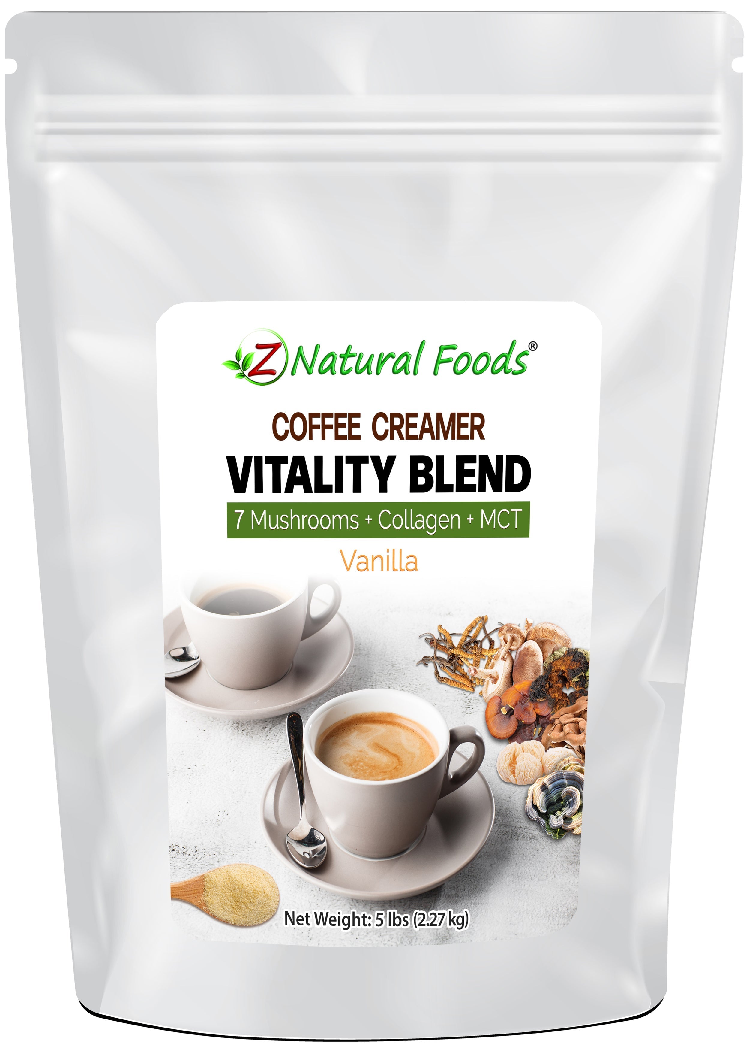 Vanilla Coffee Creamer with Mushrooms | Shelf-Stable Creamer | Z